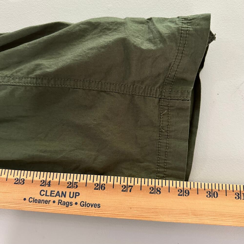Palm Rio Olive‎ Green Cargo Pants XL Women’s Drawstring Waist Cotton Blend - Picture 9 of 9